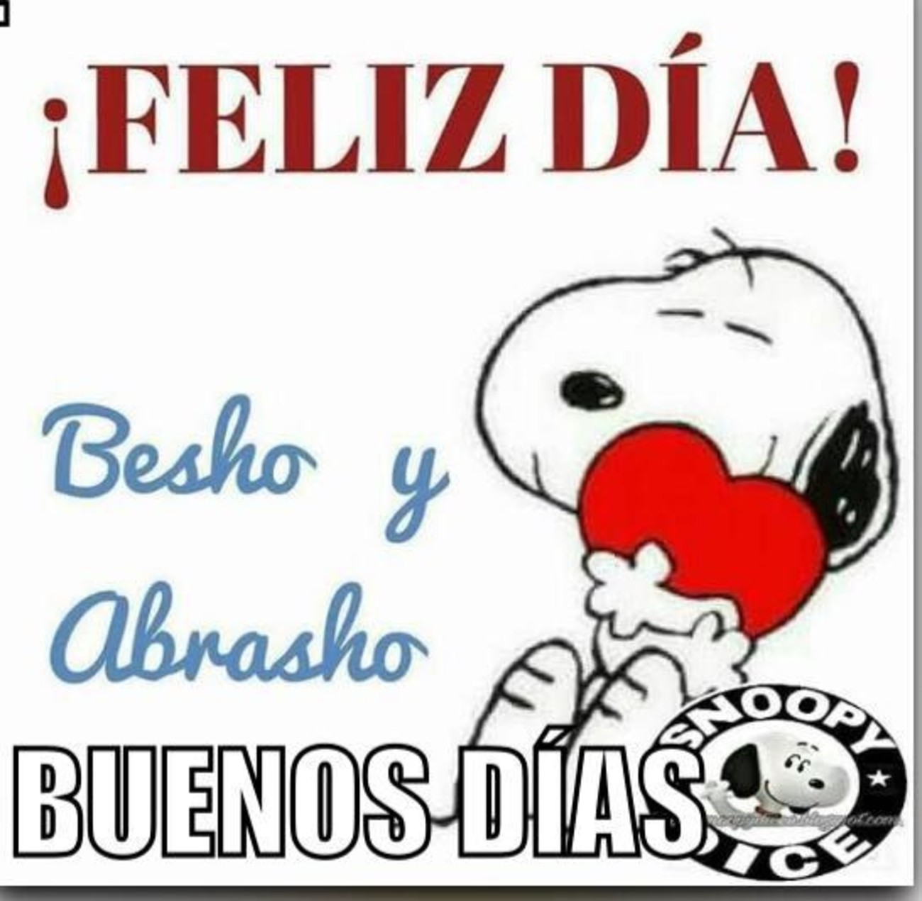 Buenos Dias Snoopy Bonitasimagenes Net