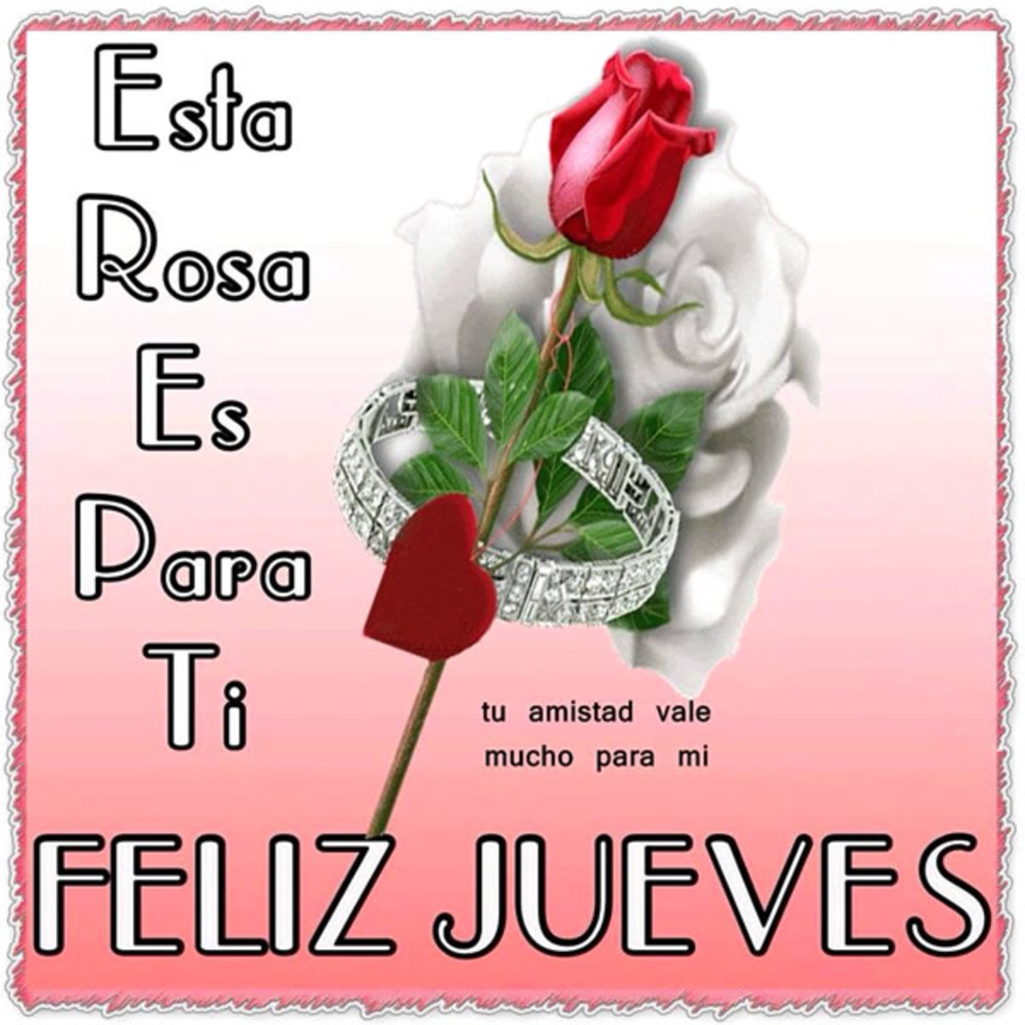 Feliz jueves amor