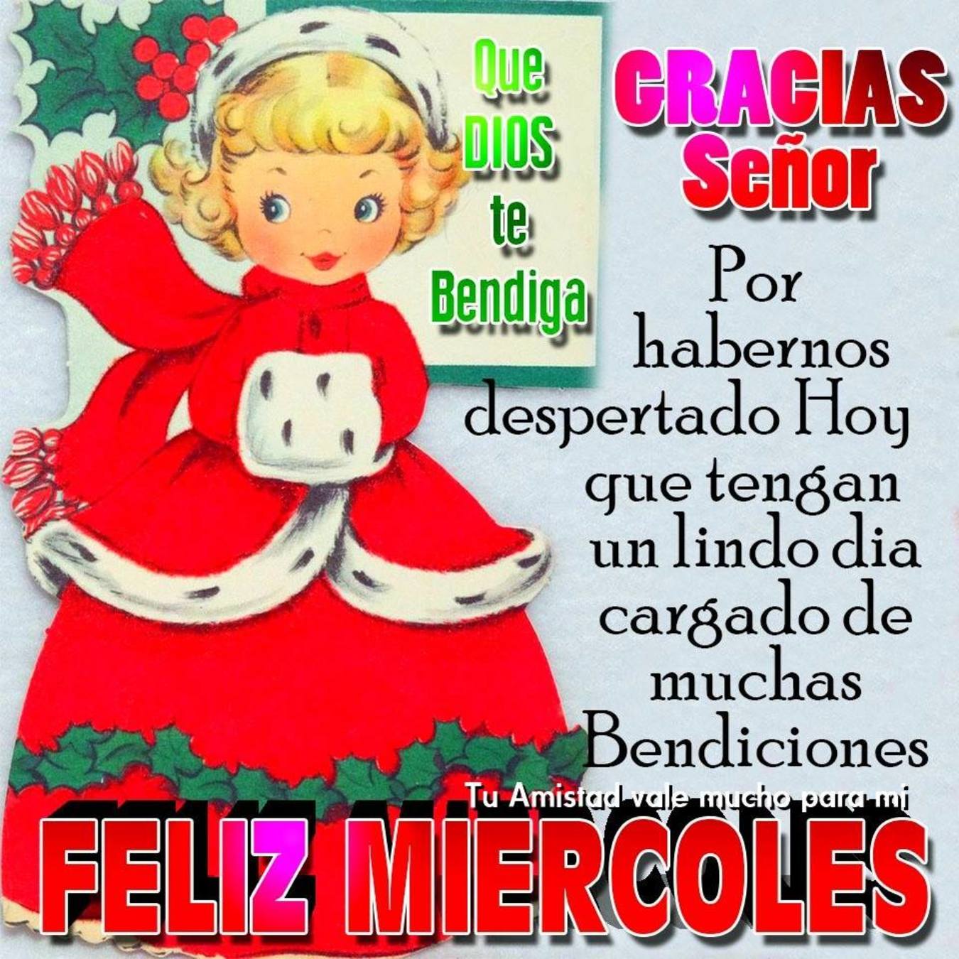 Feliz Miércoles Navidad - BonitasImagenes.net