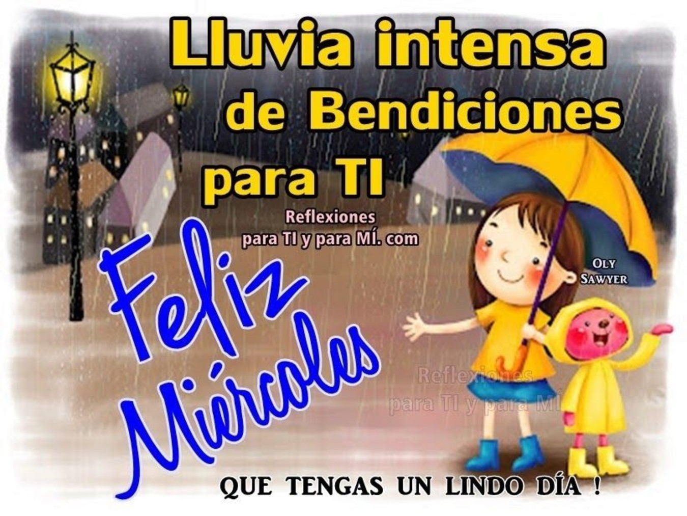 Feliz Miercoles186 Lluvia De Bendiciones Bonitasimagenes Net